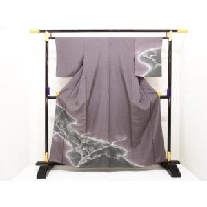 訪問着　染紬　友禅加工ボカシ染　Ｓサイズ