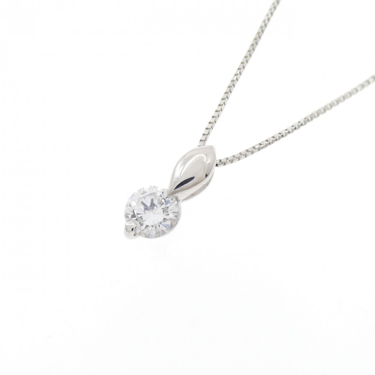 PT900/PT850 ソリティア ダイヤモンド ネックレス 0.305CT