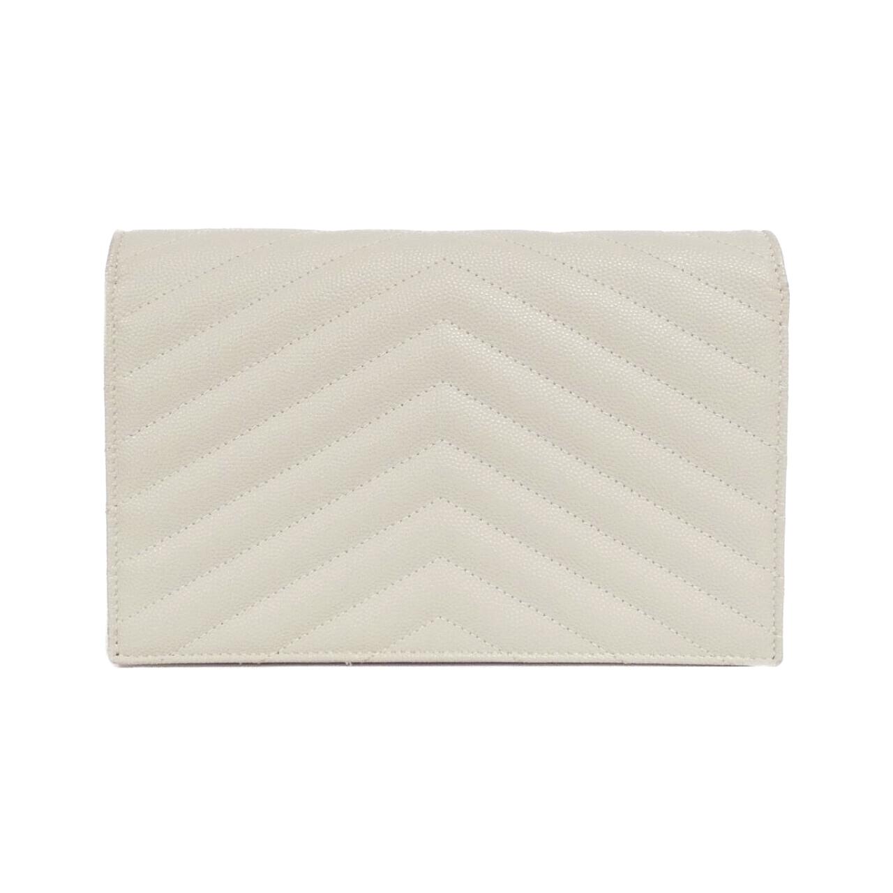 サンローラン 393953 BOW01 チェーンウォレット