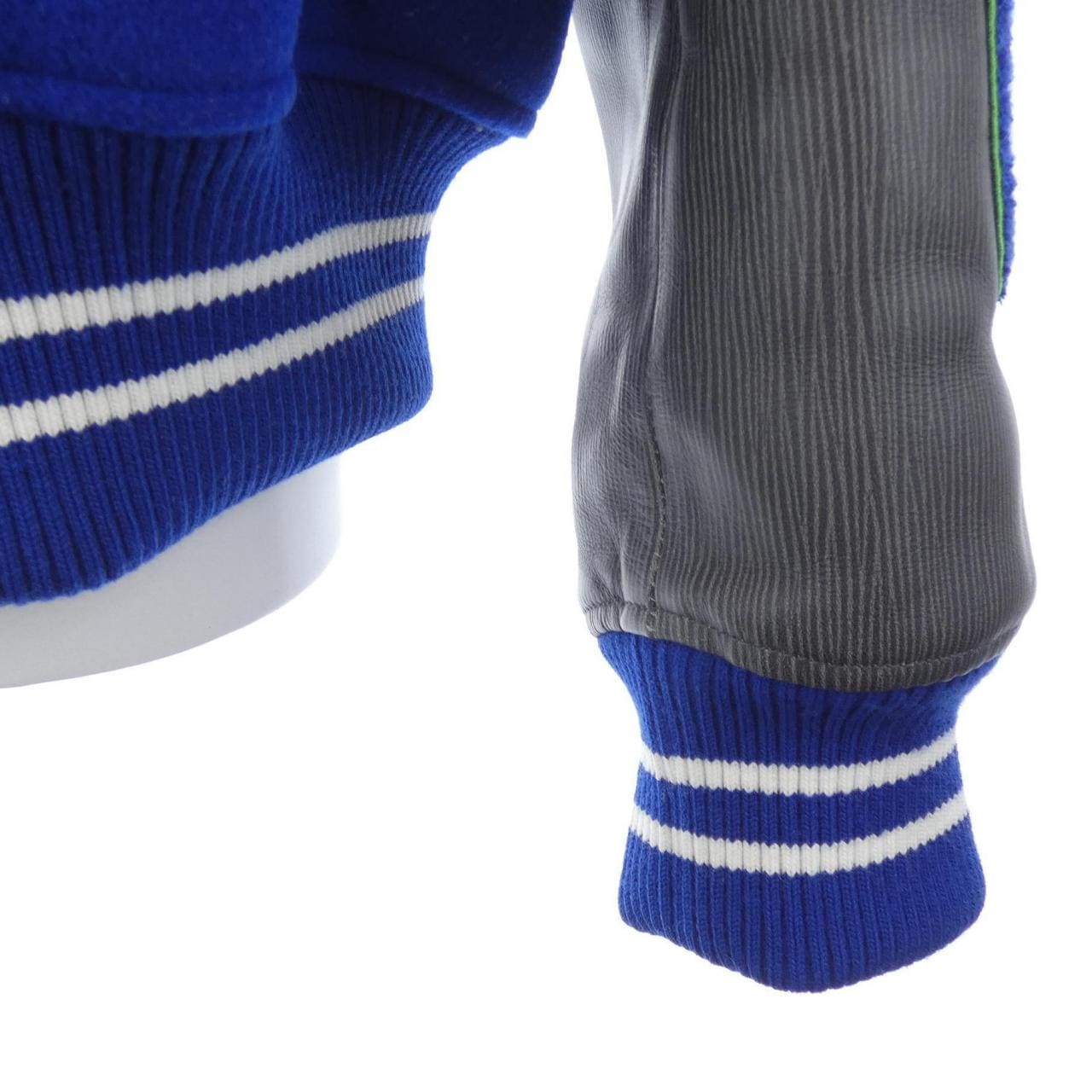 ルイヴィトン LOUIS VUITTON エンブロイダードバーシティブルゾン HPL66ECAW スタジャン