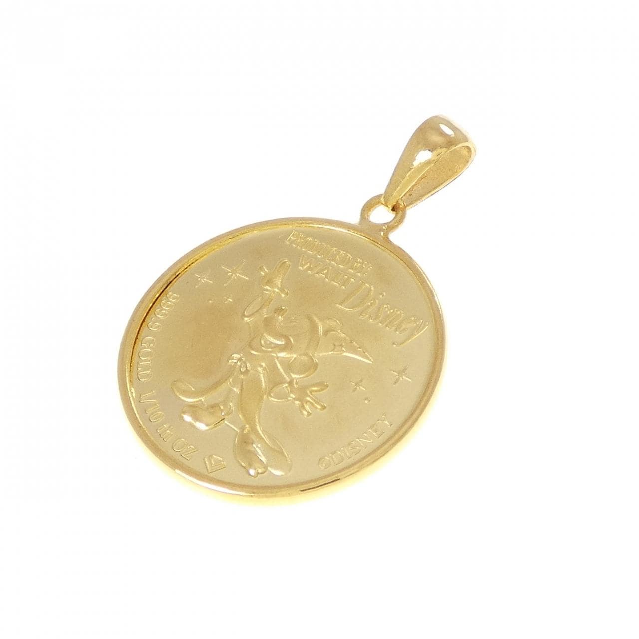 K24YG (框) 硬币吊坠