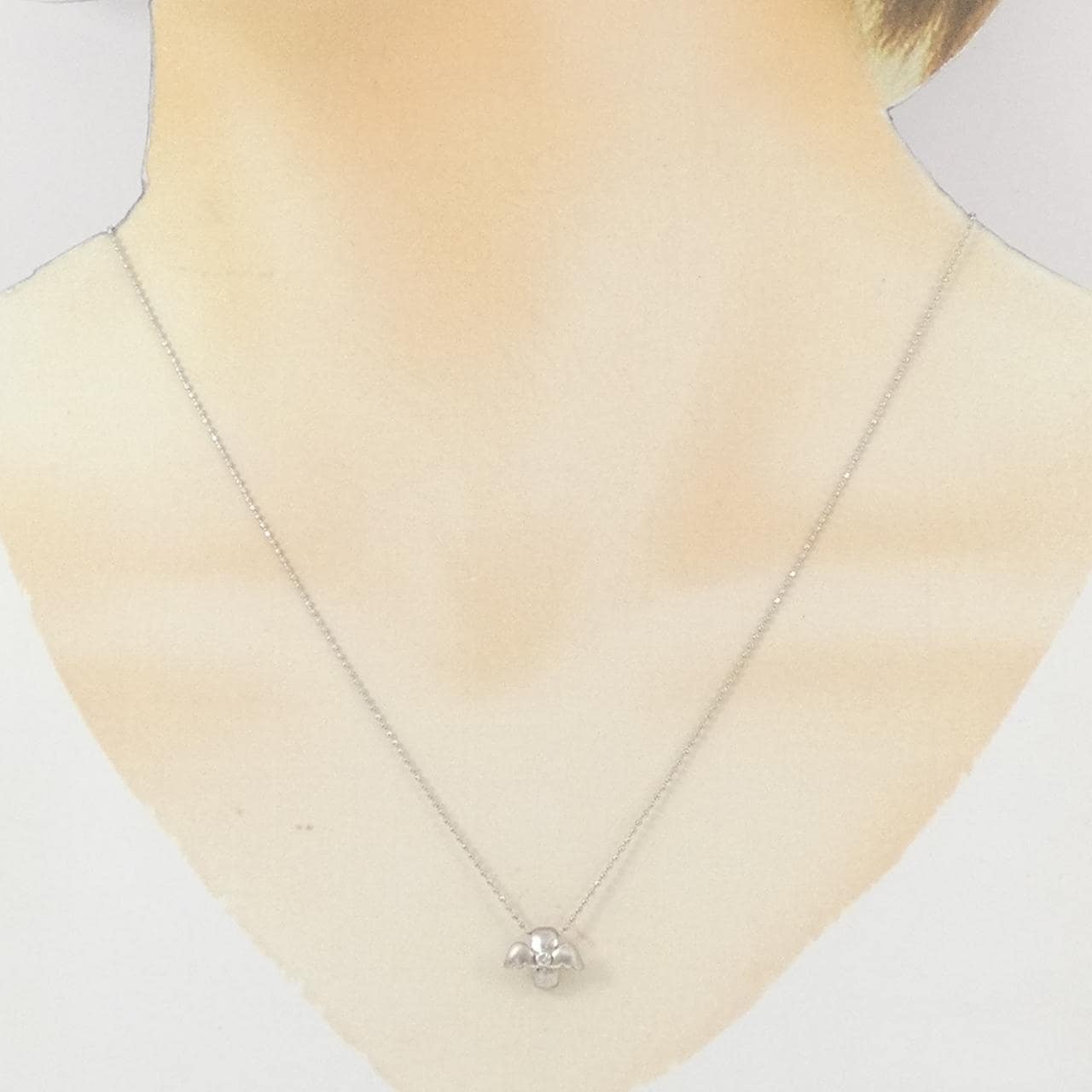 PT900/PT850 ダイヤモンド ネックレス 0.02CT