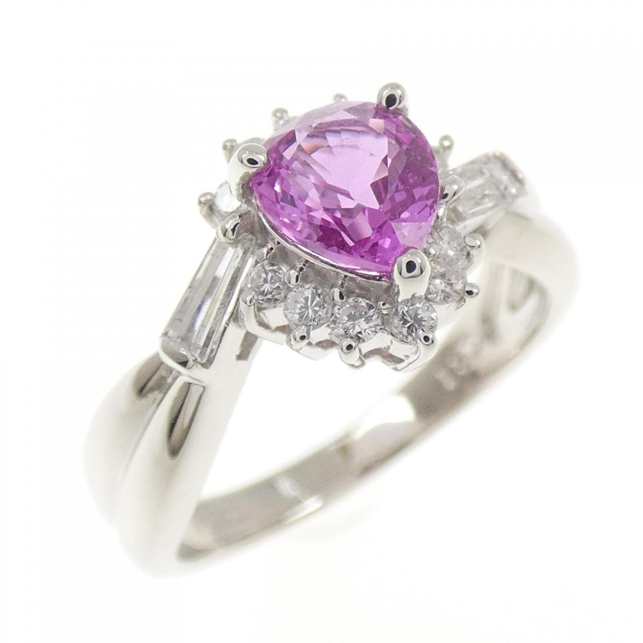 PT900 サファイヤ リング 0.81CT