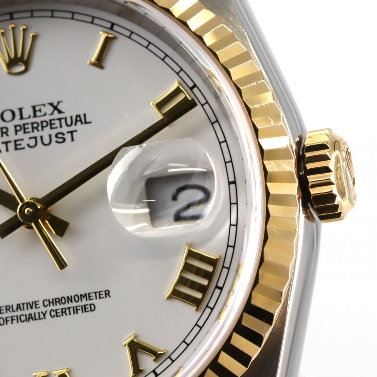 ロレックス デイトジャスト 16233 SSxYG 自動巻 P番