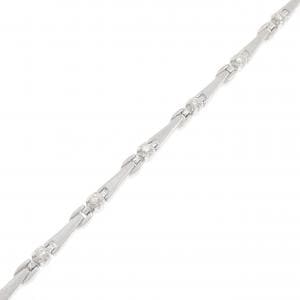 K14WG ダイヤモンド ブレスレット