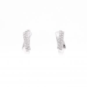 K18WG ダイヤモンド ピアス 0.22CT