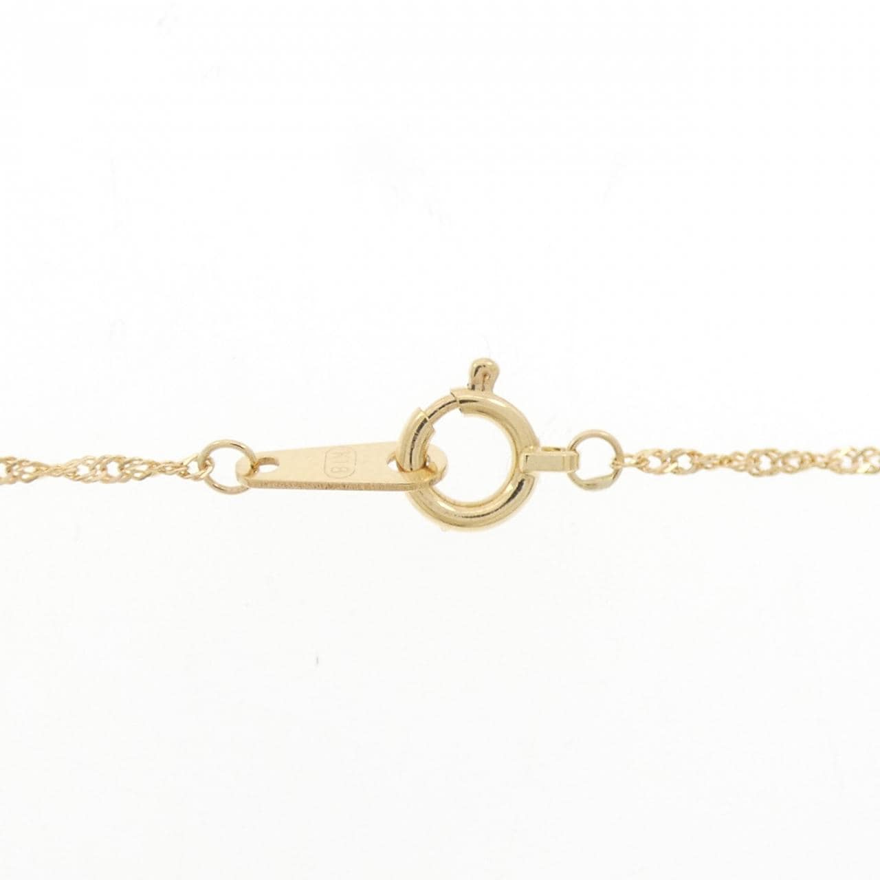 K18YG/K18WG サファイヤ ネックレス 0.53CT