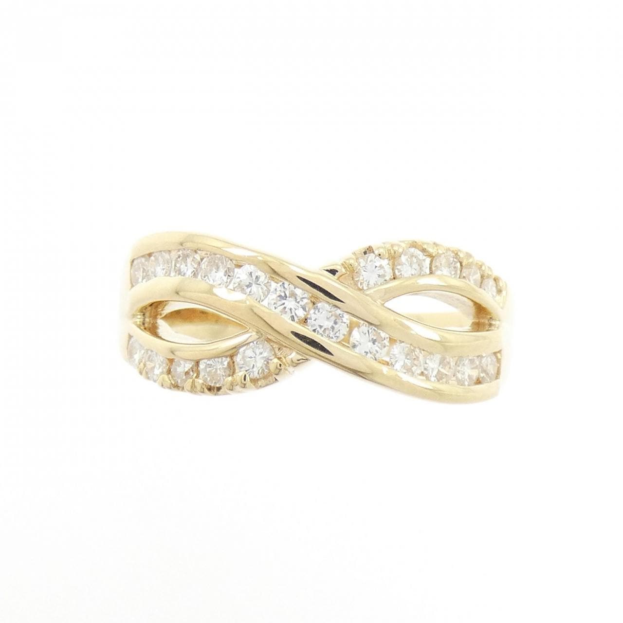 K18YG ダイヤモンド リング 0.50CT