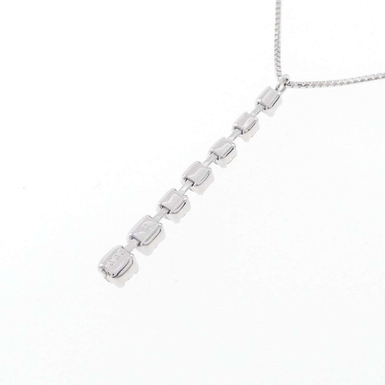 K18WG ダイヤモンド ネックレス 0.30CT