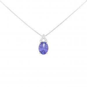 K18WG タンザナイト ネックレス 1.21CT