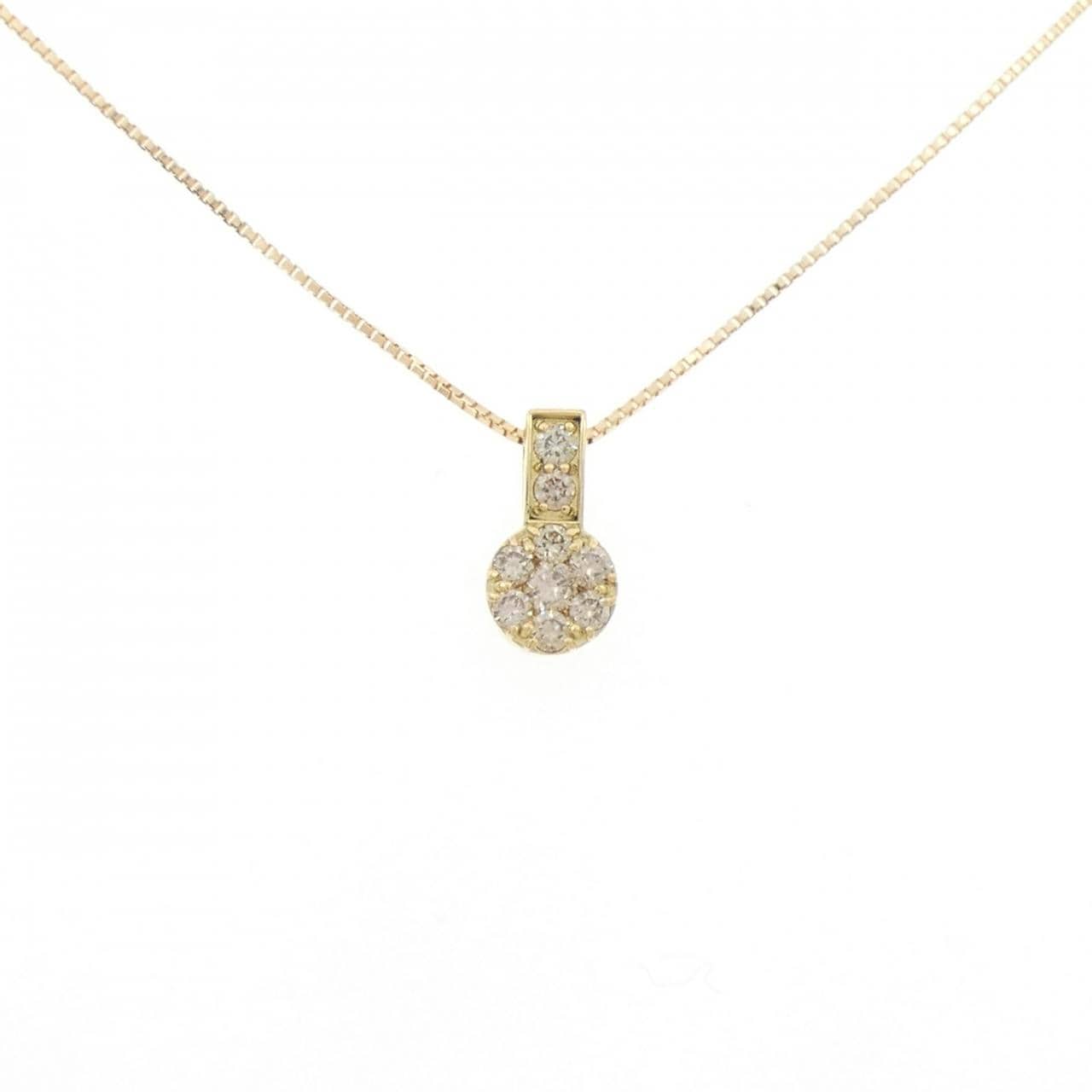 K18YG ダイヤモンド ネックレス 0.30CT