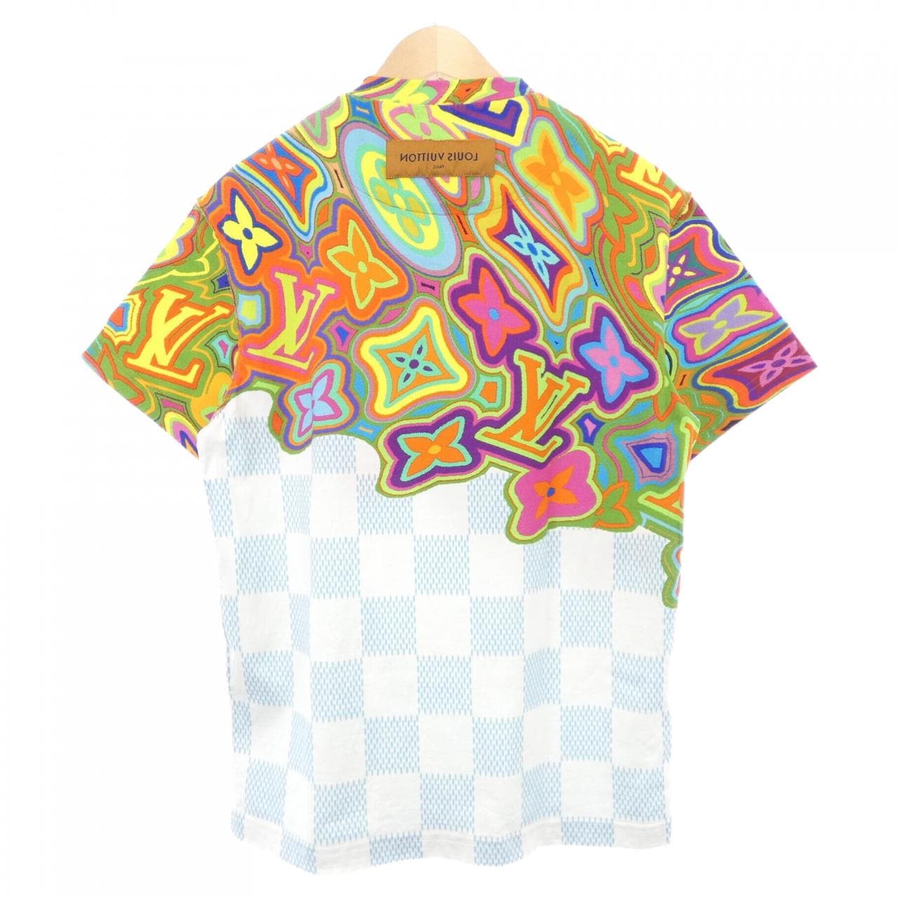 ルイヴィトン LOUIS VUITTON プリンテッドダミエLVTシャツ HKY74WNPG Tシャツ