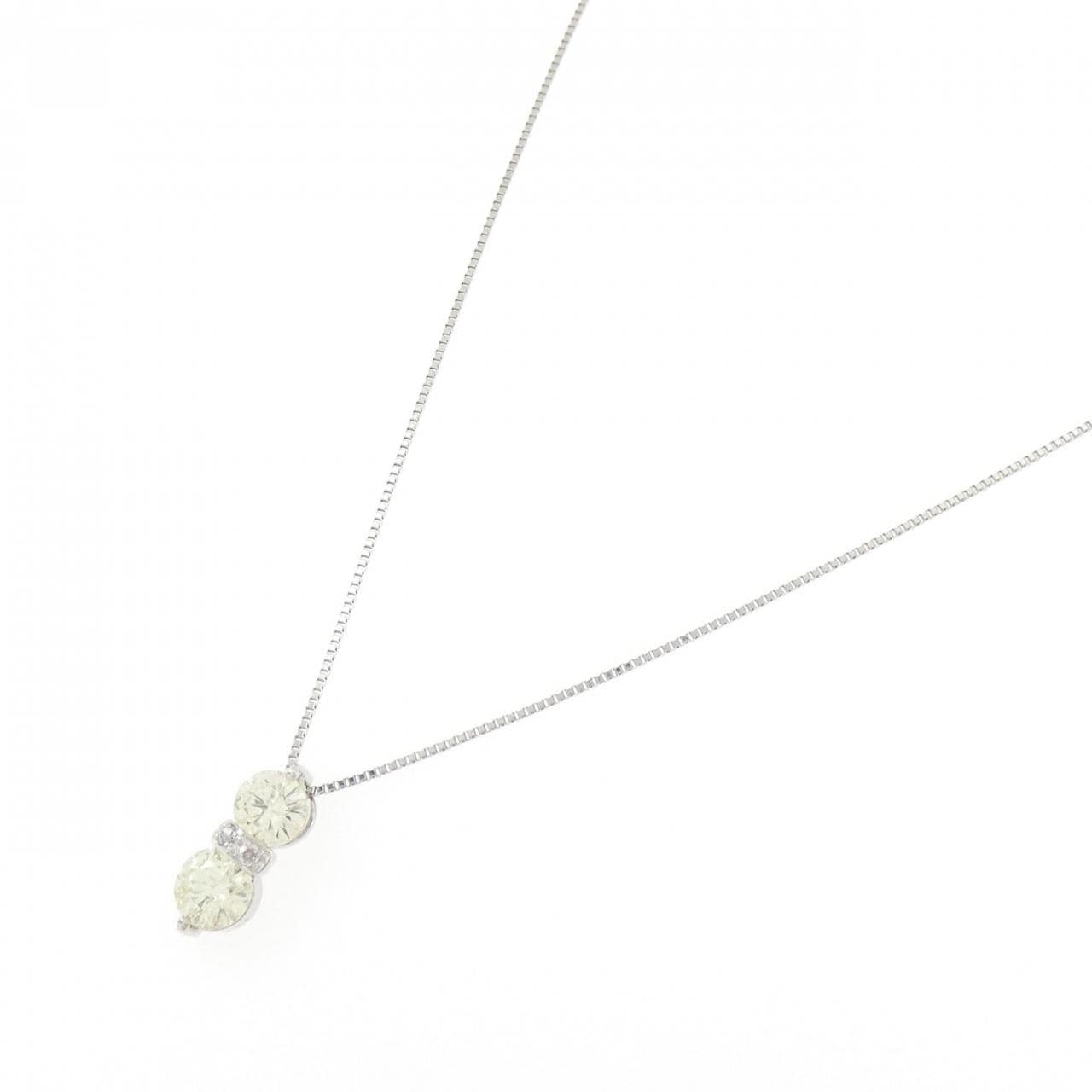 PT900/PT850 ダイヤモンド ネックレス 1.03CT