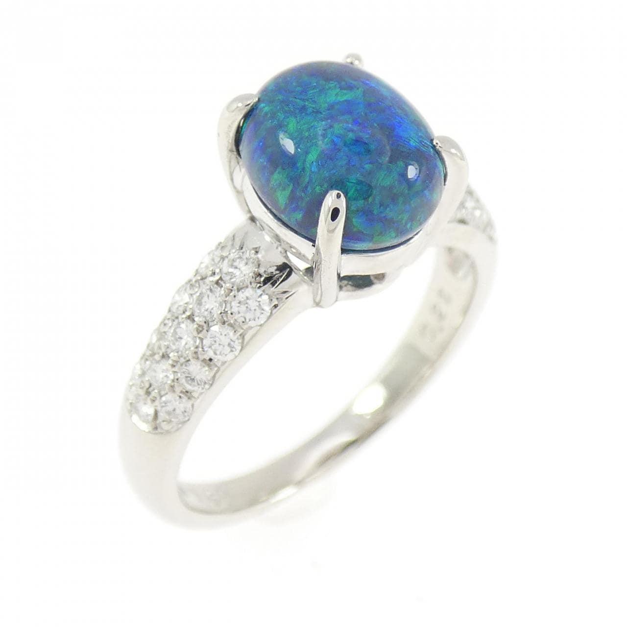タサキ ブラックオパール リング 1.68CT