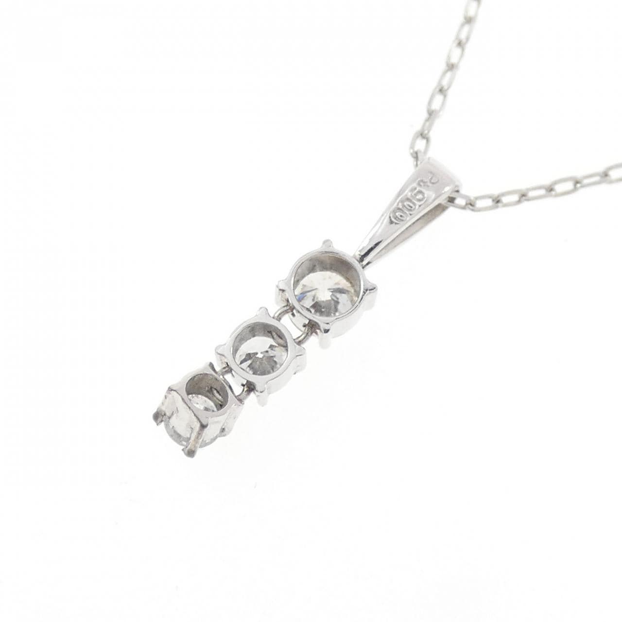 PT900/PT850 ダイヤモンド ネックレス 0.337CT