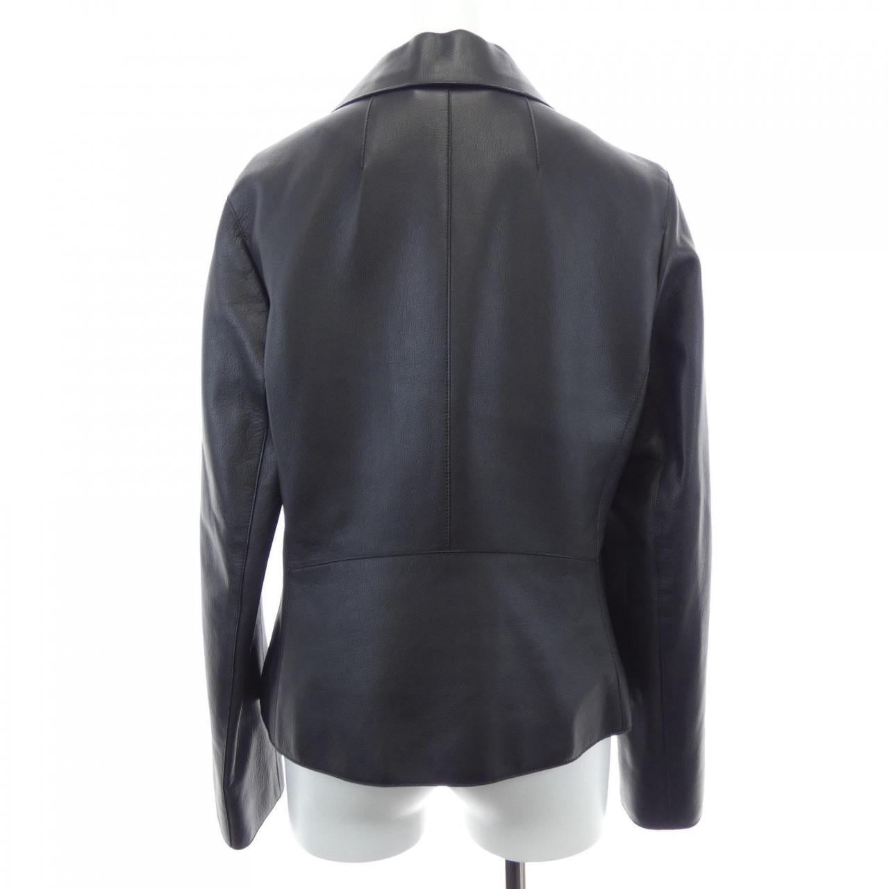 エルメス HERMES クルードセル CLOU DE SELLE 4E1201D7 レザージャケット