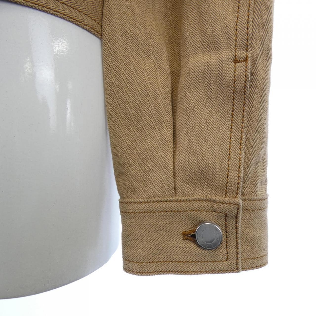 エルメス HERMES ヘリンボーン 4H0257DI デニムジャケット