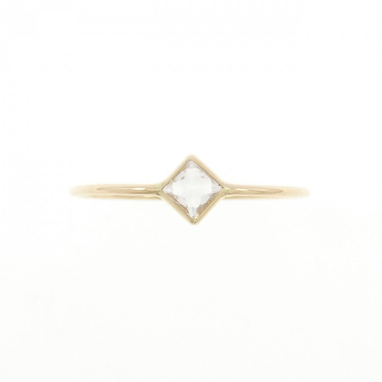 アガット キュービック リング