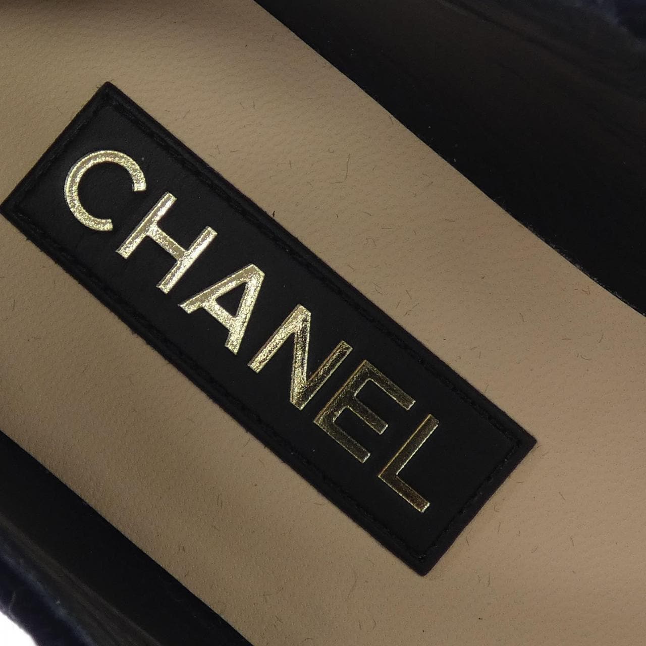 シャネル CHANEL メリージェーン G39604Y56199 フラットシューズ