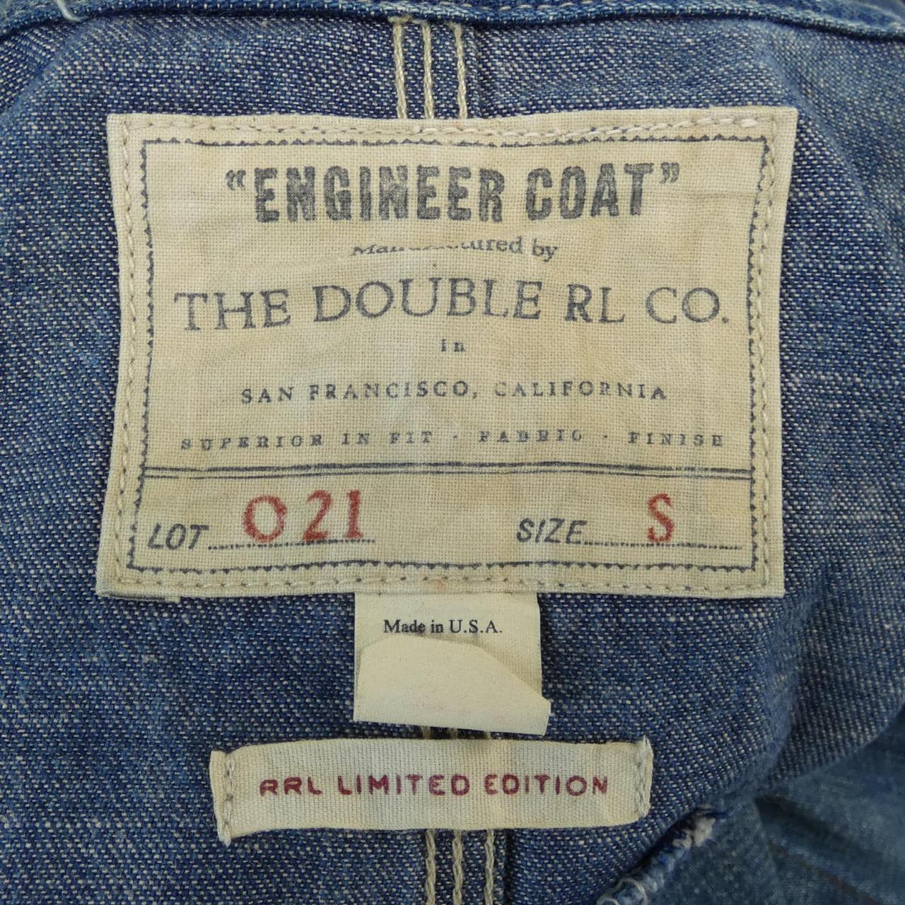 ダブルアールエル RRL デニムジャケット