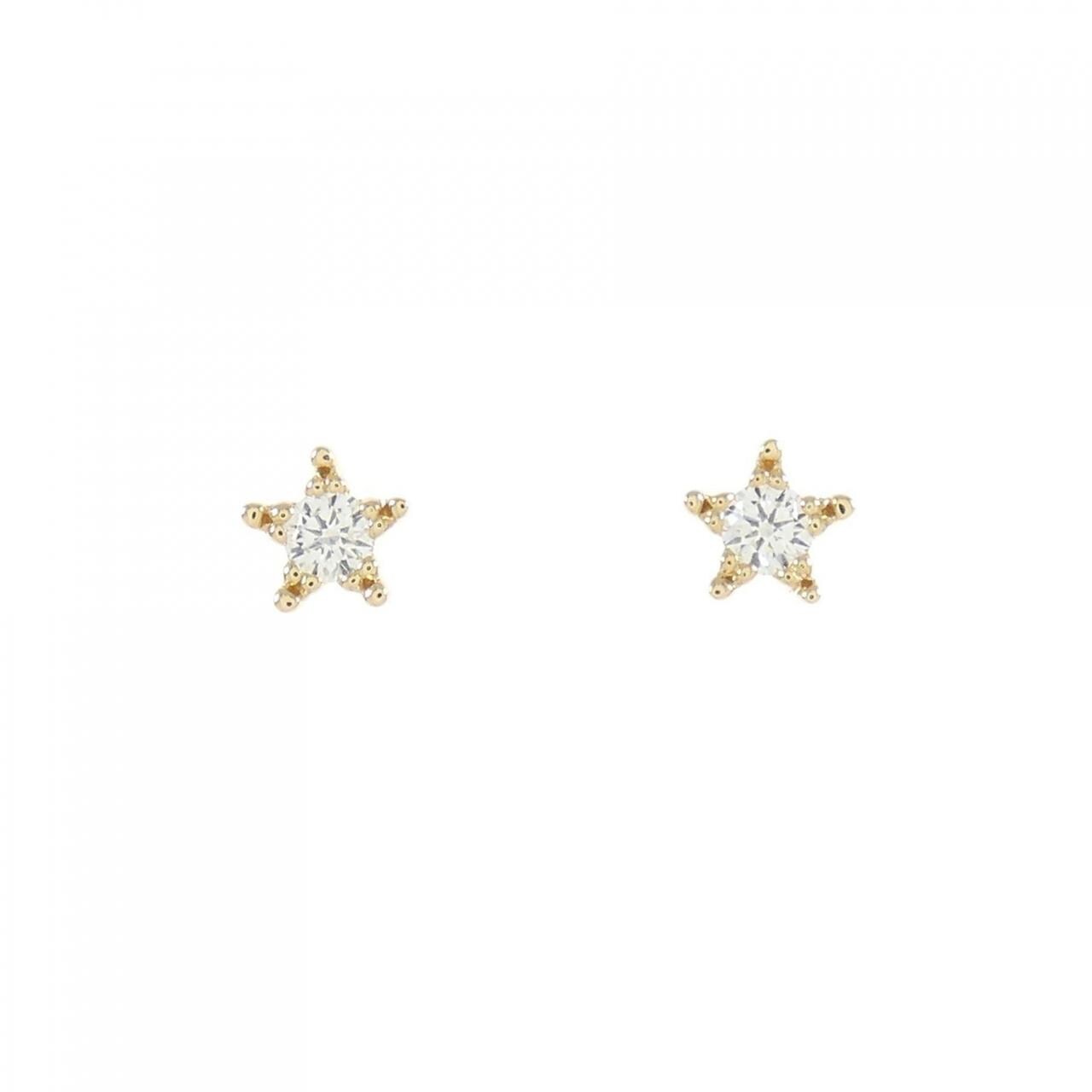 スタージュエリー スター ダイヤモンド ピアス 0.08CT-