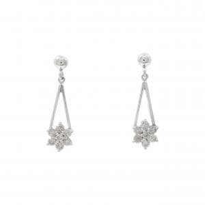 PT900 ダイヤモンド ピアス 0.20CT