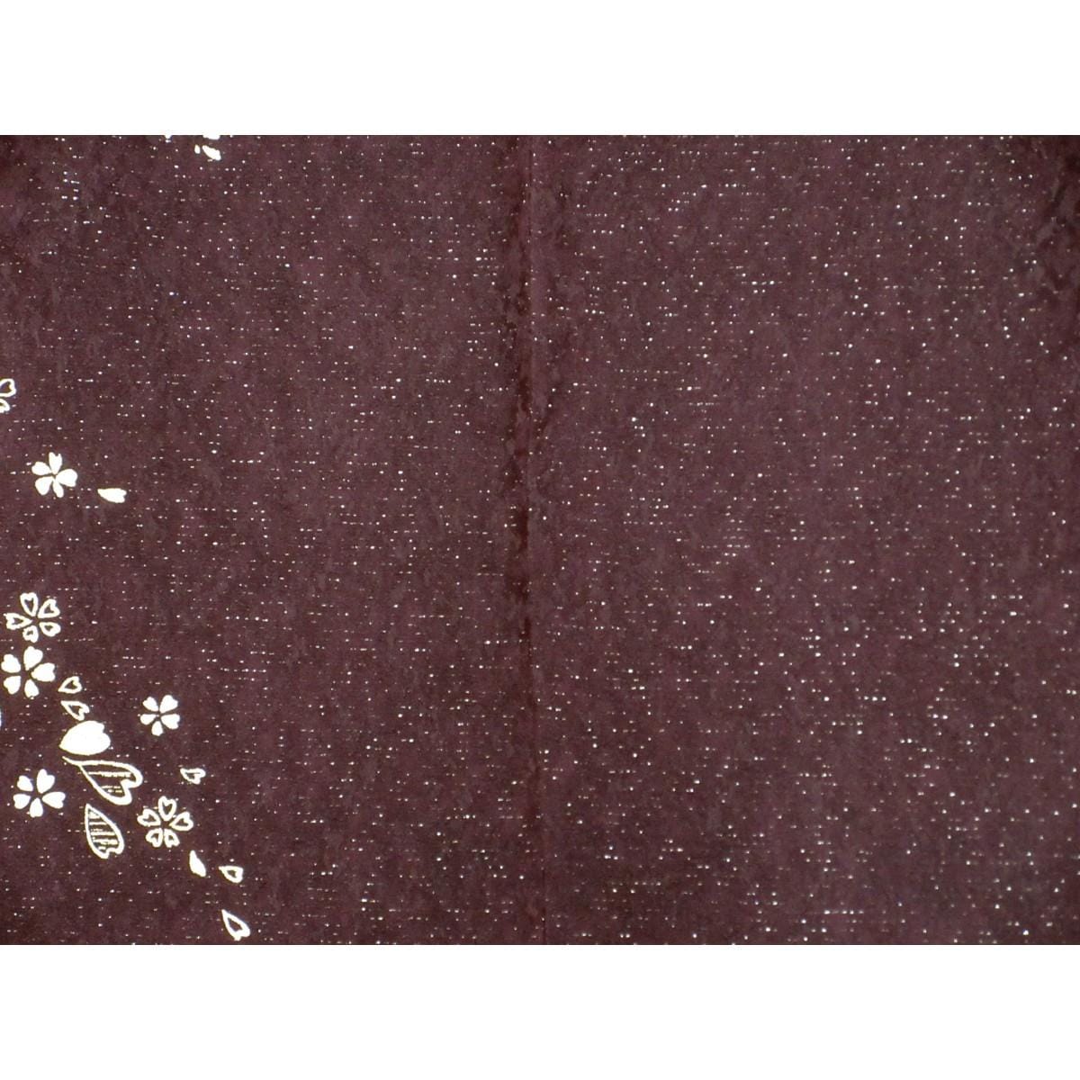 振袖　銀通しボカシ染　友禅金彩加工　刺繍入り