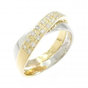 750/PT900 ダイヤモンド リング 0.26CT