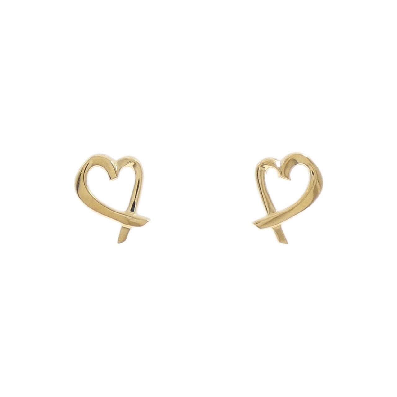 ティファニー ラビングハート ピアス