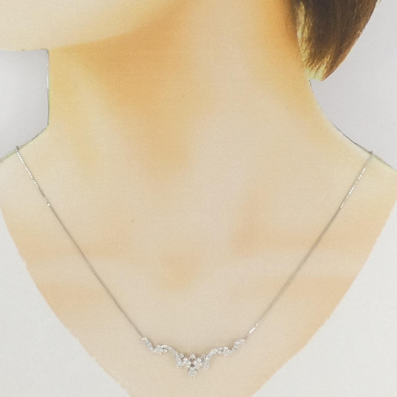 PT900/PT850 ダイヤモンド ネックレス 0.50CT