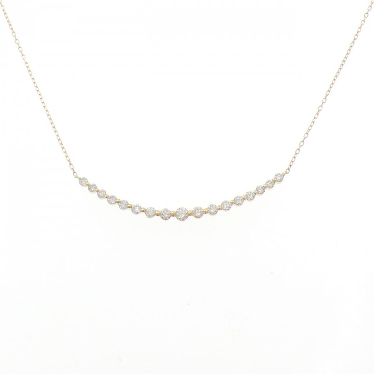 K18YG ダイヤモンド ネックレス 1.00CT