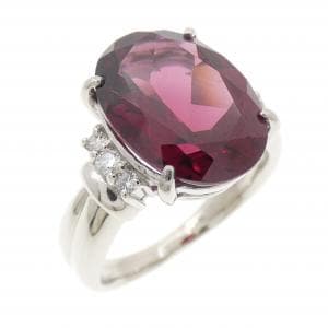 PT900 ガーネット リング 7.12CT