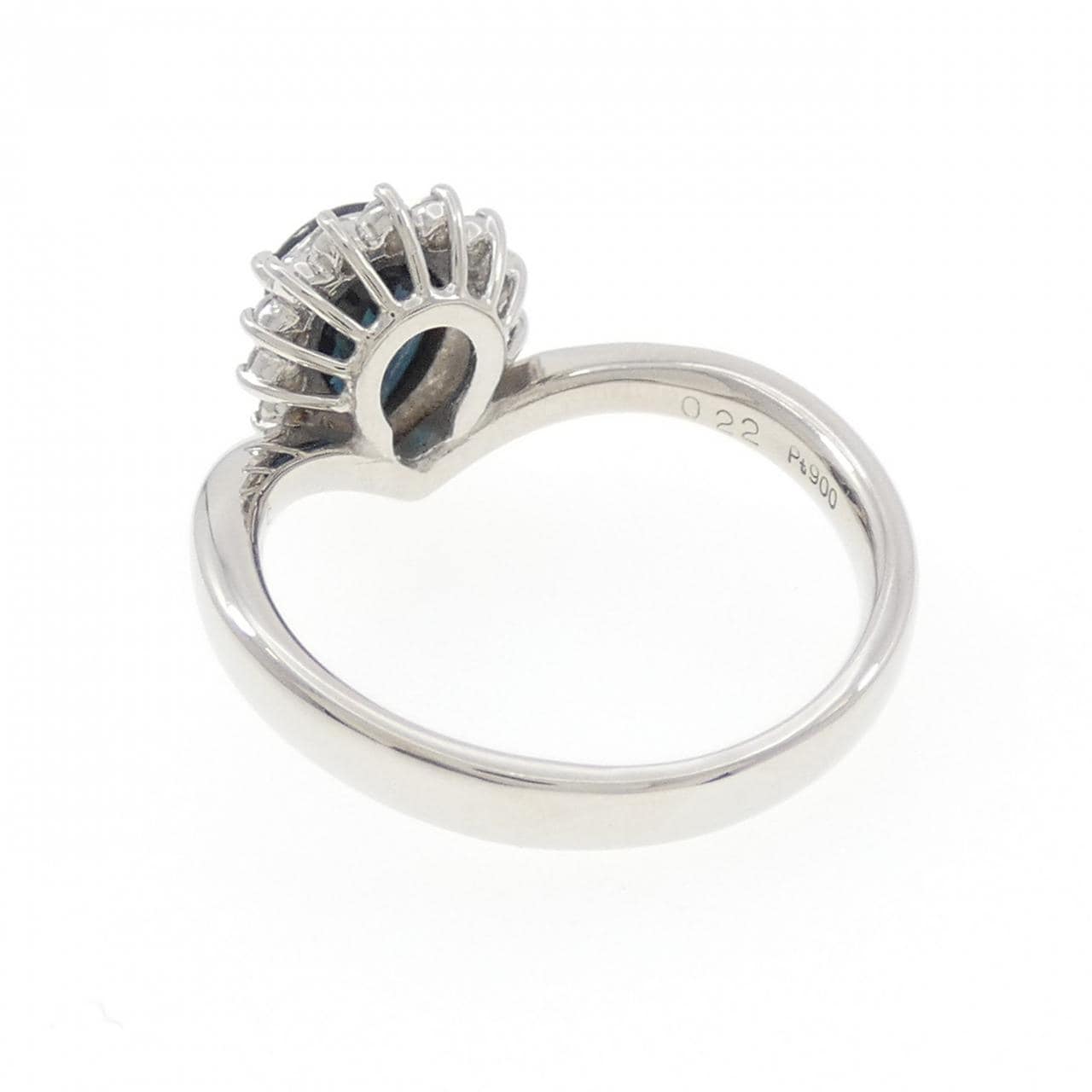PT900 サファイヤ リング 1.61CT