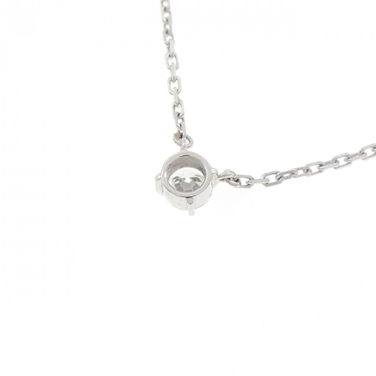 PT850 ソリティア ダイヤモンド ネックレス 0.19CT
