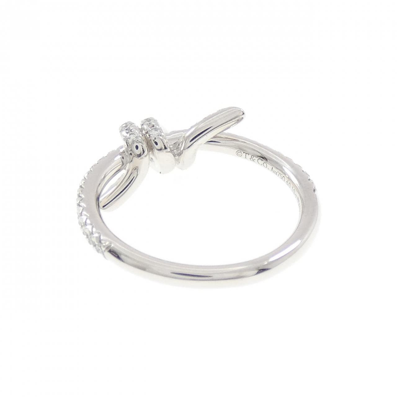 ティファニー ノット リング 0.19CT
