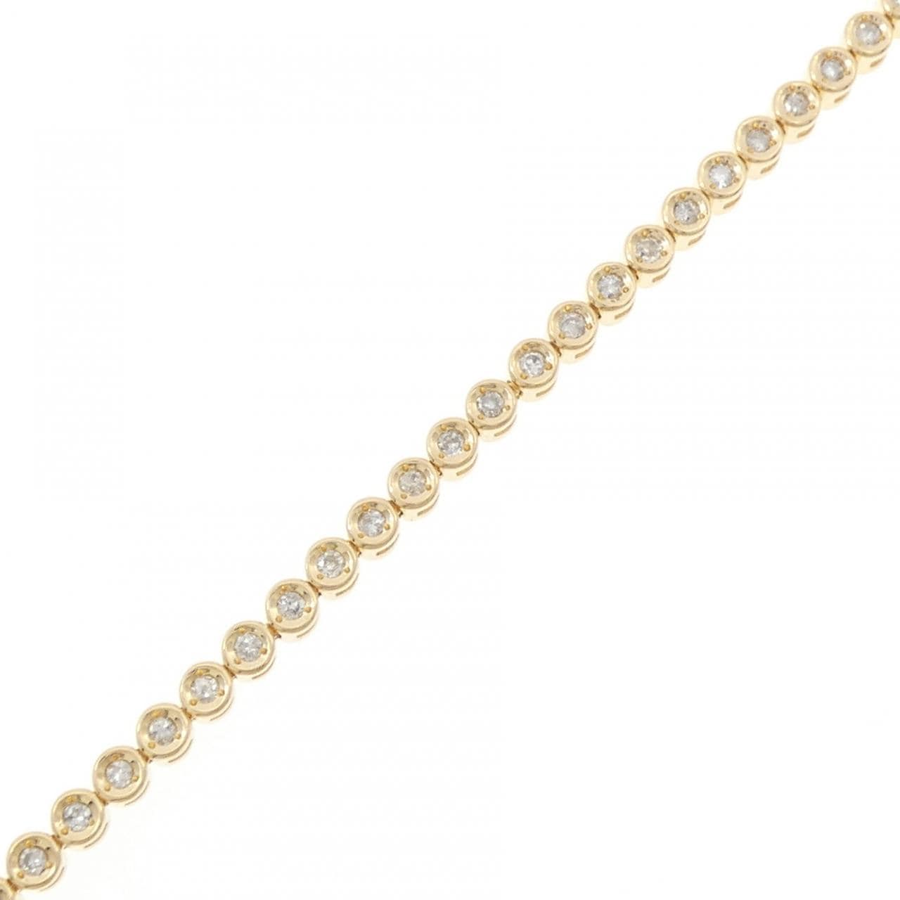 K18YG ダイヤモンド ブレスレット 1.00CT