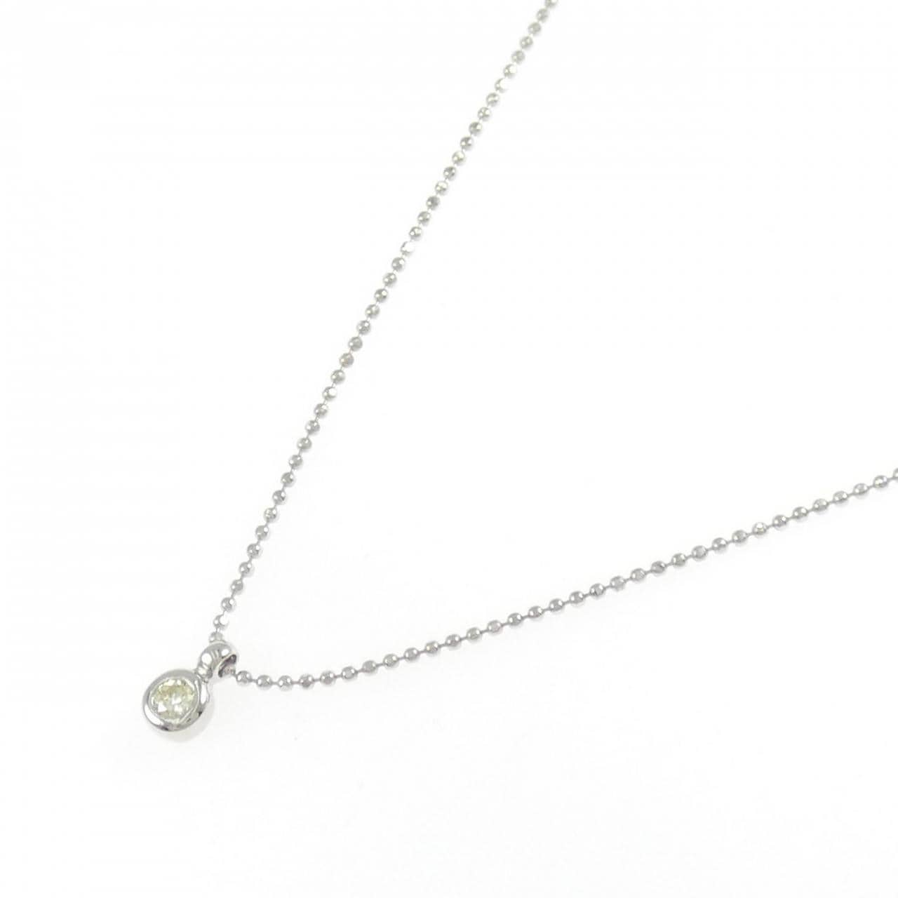 PT900/PT850 ダイヤモンド ネックレス 0.1CT