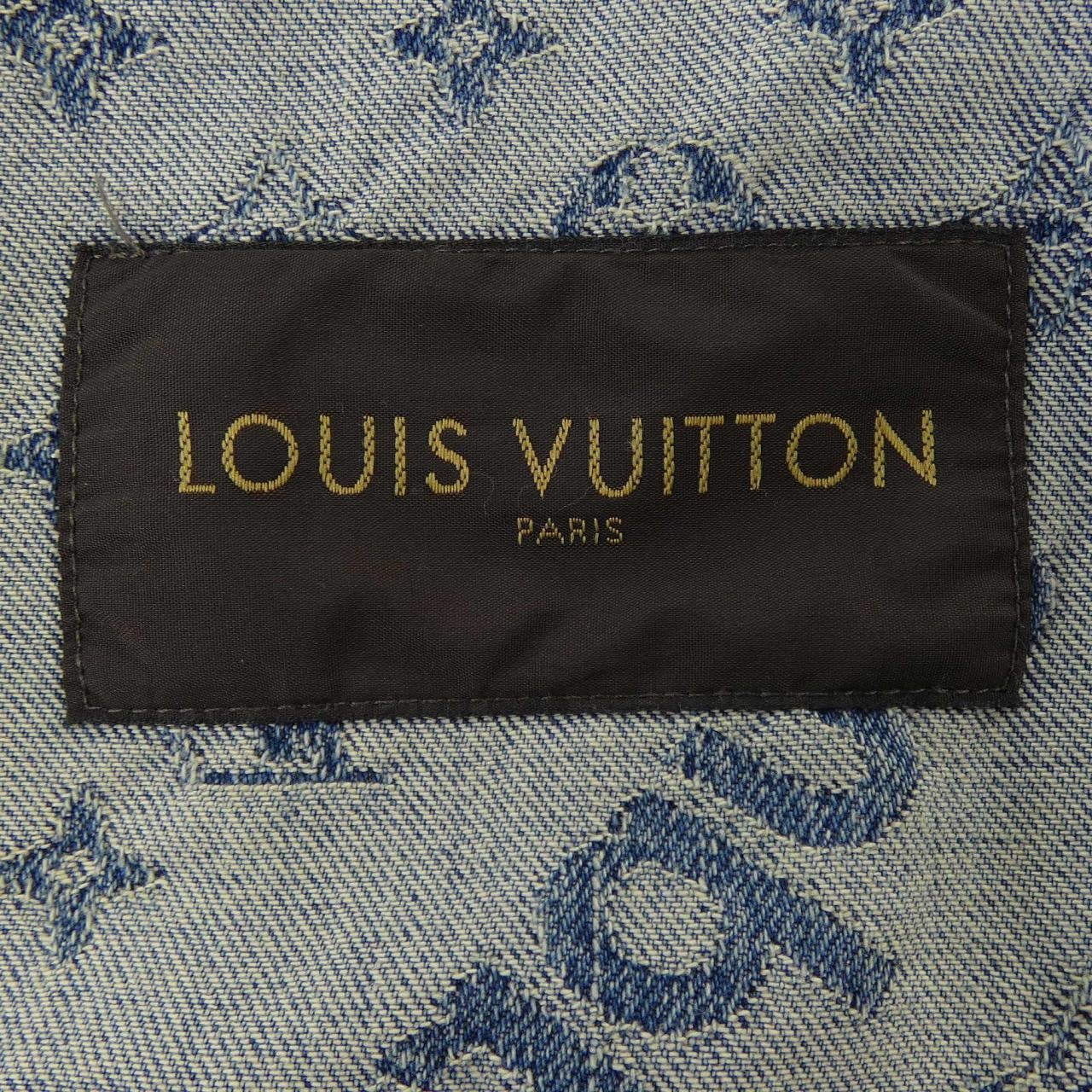 ルイヴィトン LOUIS VUITTON JACQUAD DENIM TRUCKER HDA91WALL SUPREME デニムジャケット
