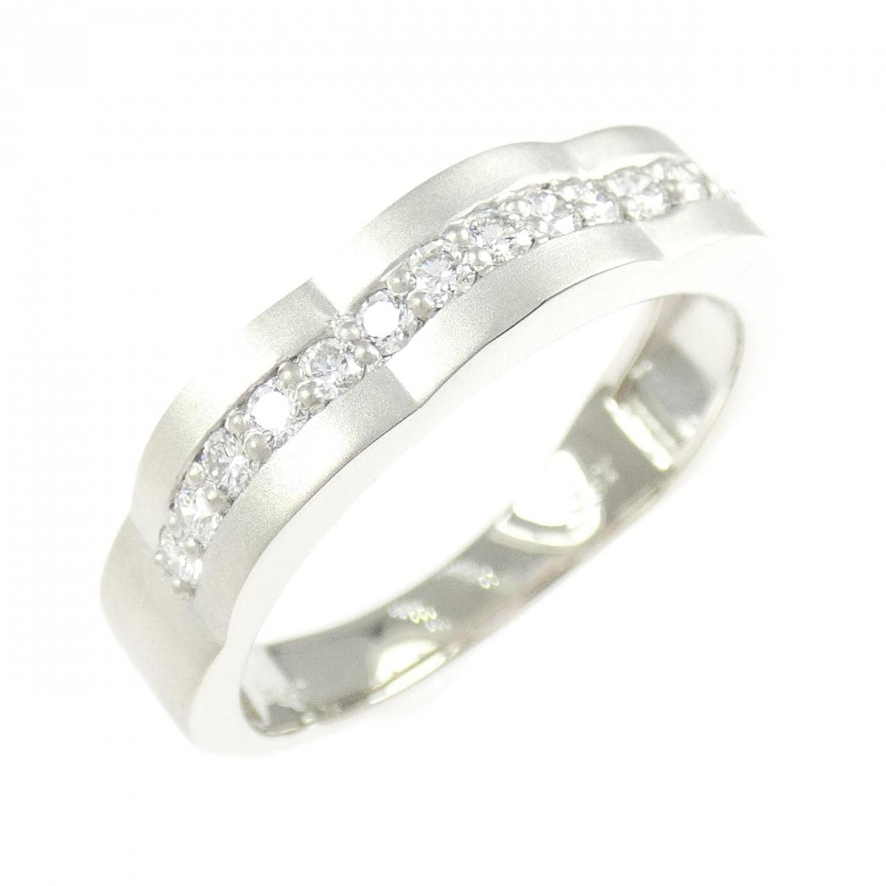 PT950 ダイヤモンド リング 0.37CT
