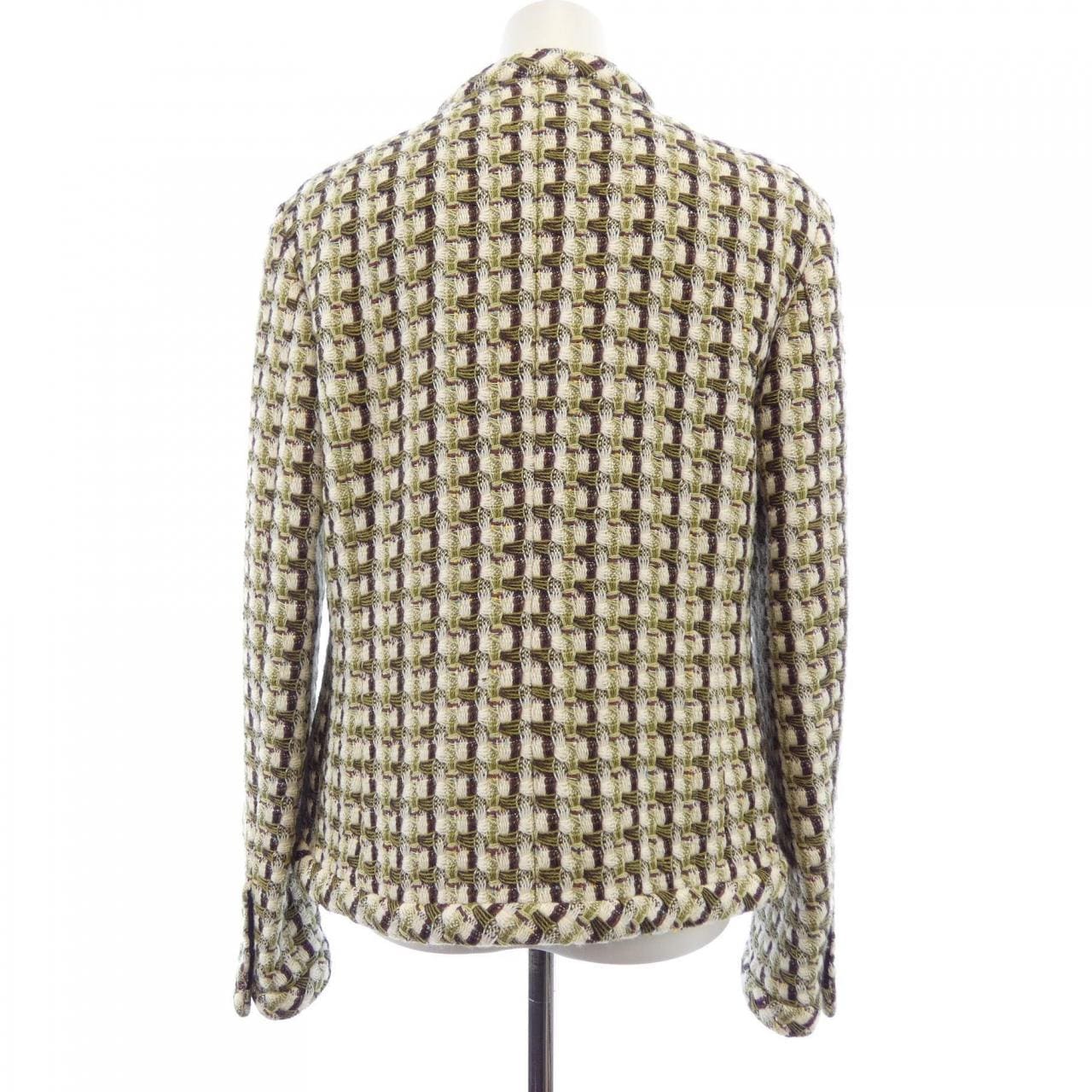 シャネル CHANEL P75217V66707 23A ノーカラージャケット