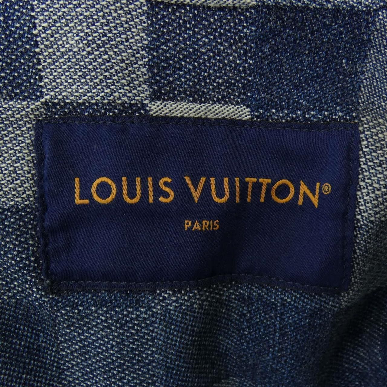 ルイヴィトン LOUIS VUITTON ダミエクラシックデニムジャケット HQA76WGCO デニムジャケット