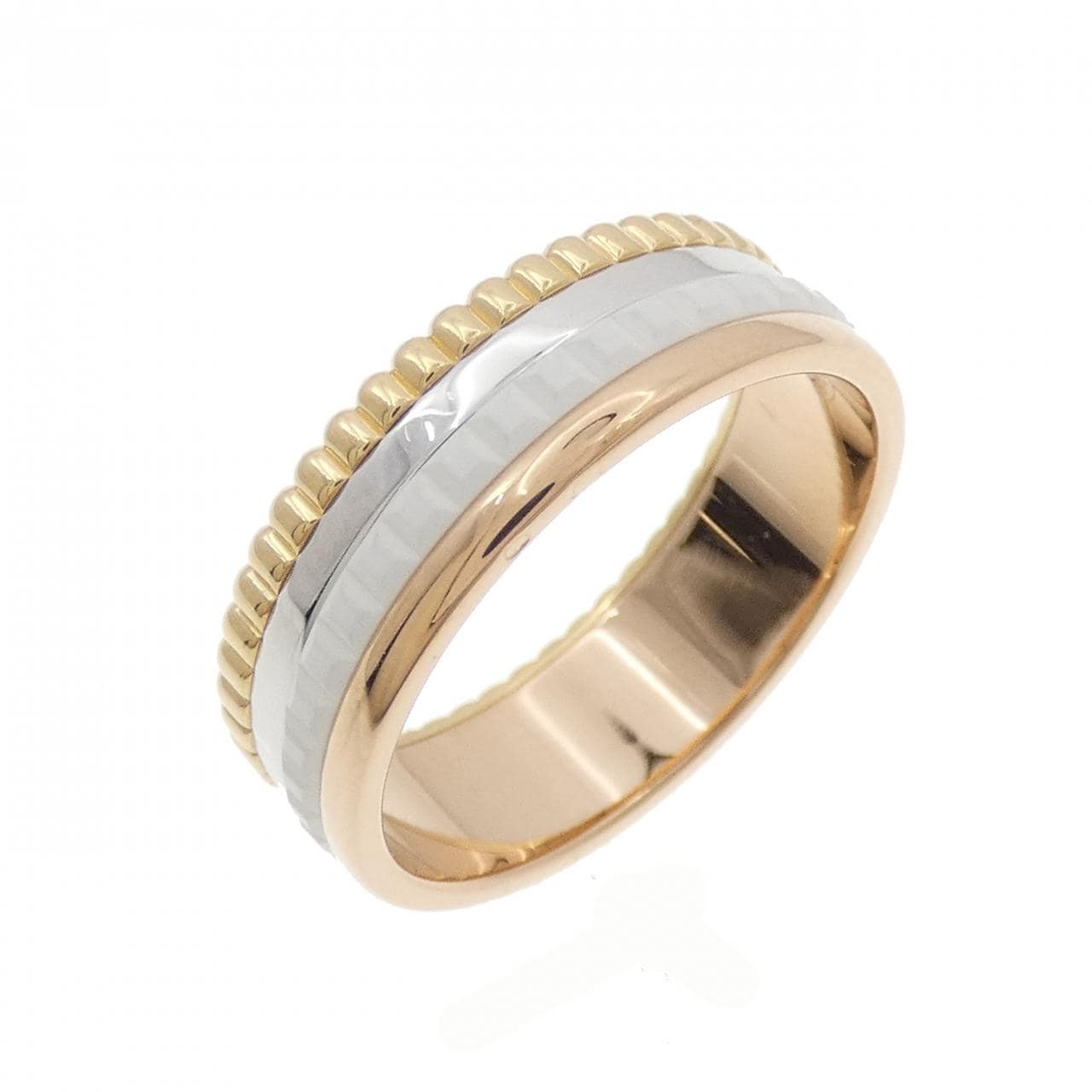 ブシュロン キャトル ホワイト スモール リング