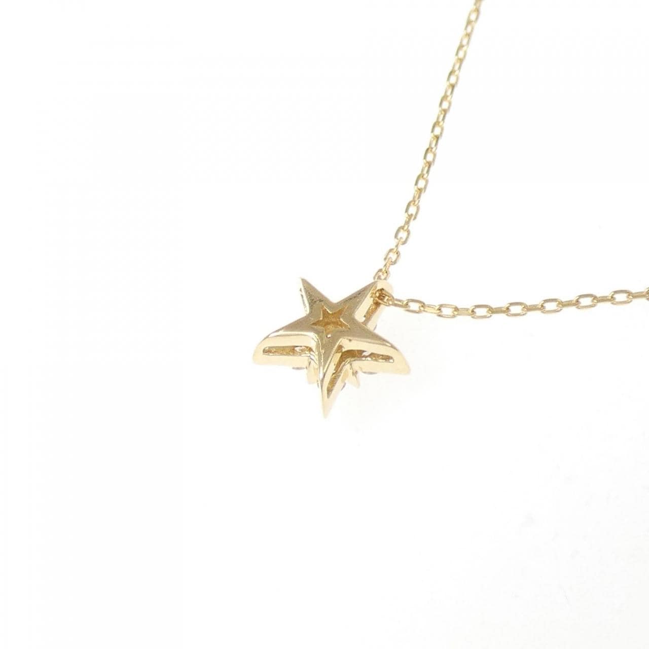 スタージュエリー スターオブスターズ ネックレス 0.06CT