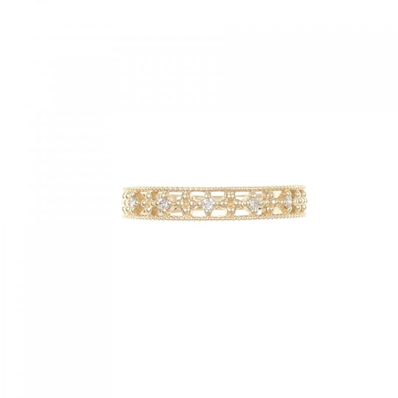 クミキョク K10YG リング 0.05CT