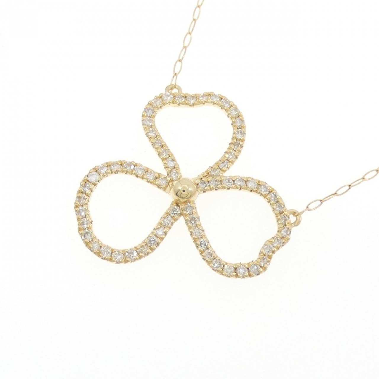 K18YG ダイヤモンド ネックレス 0.25CT