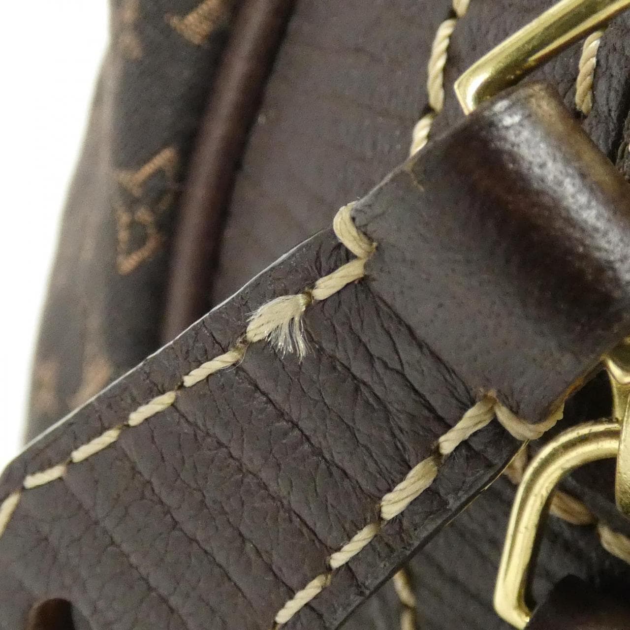 LOUIS VUITTON Monogram Mini Initial Isfahan M40017 Boston Bag