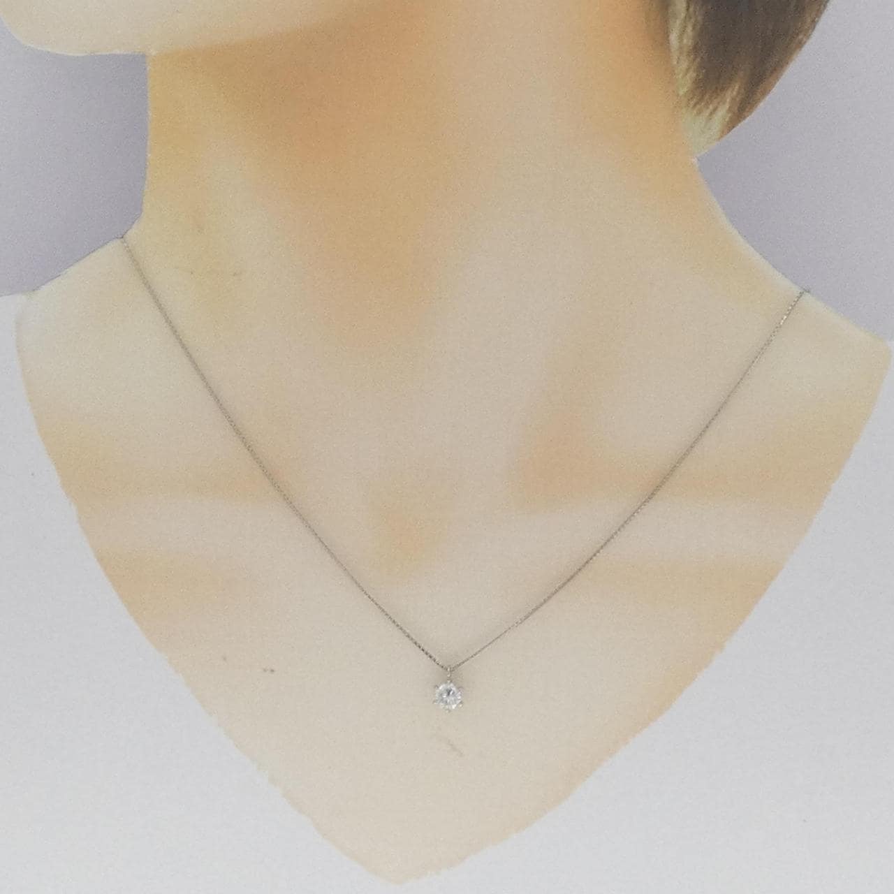 PT Solitaire Diamond Necklace 0.526CT