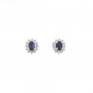 K14WG サファイヤ ピアス