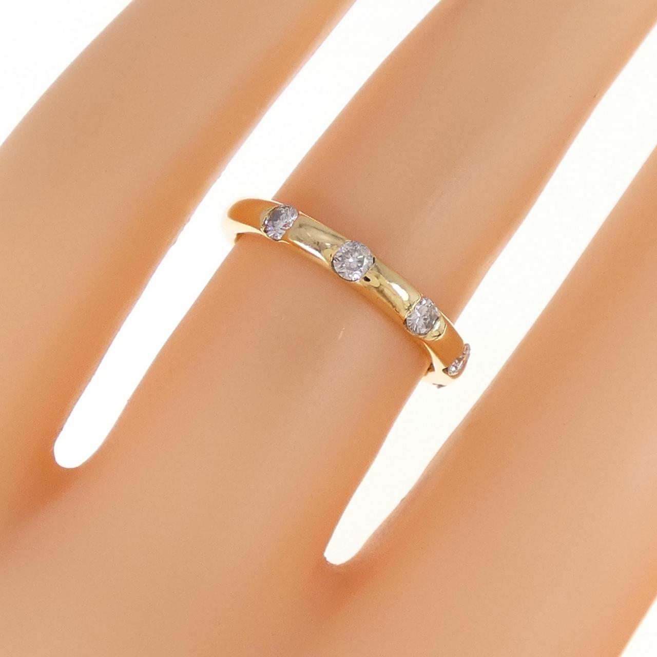 K18YG ダイヤモンド リング 0.25CT