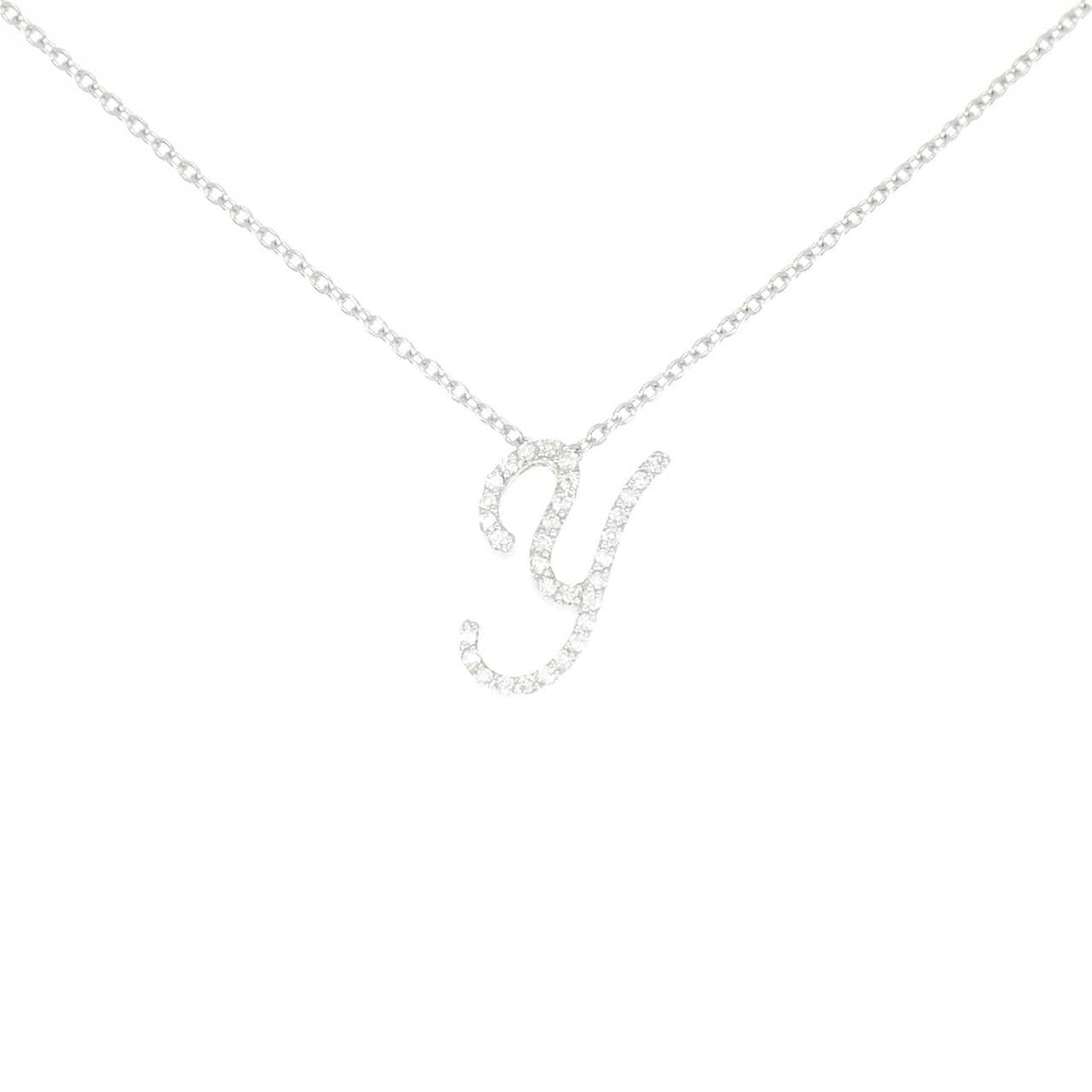 ポンテヴェキオ イニシャル ネックレス 0.15CT